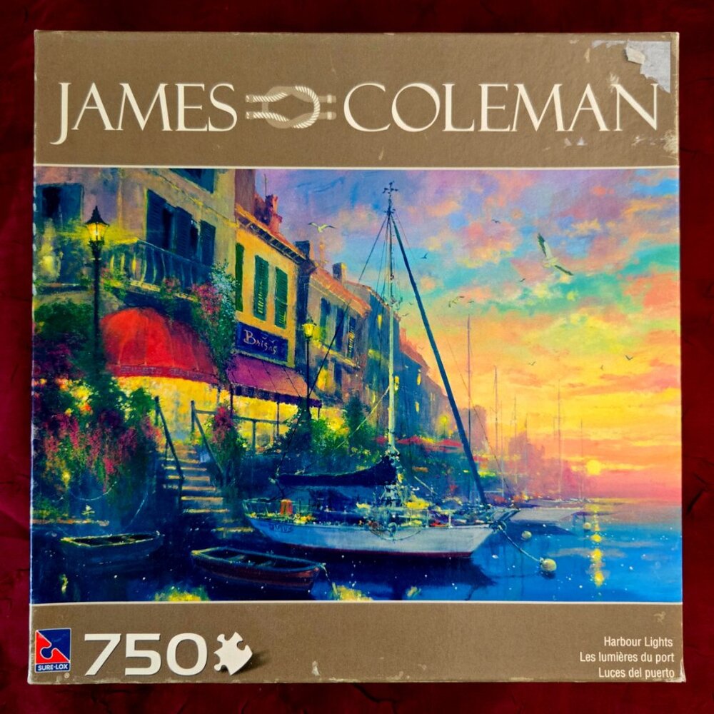 Harbour Lights, 750 piece puzzle, The Canadian Group, Sure-Lox